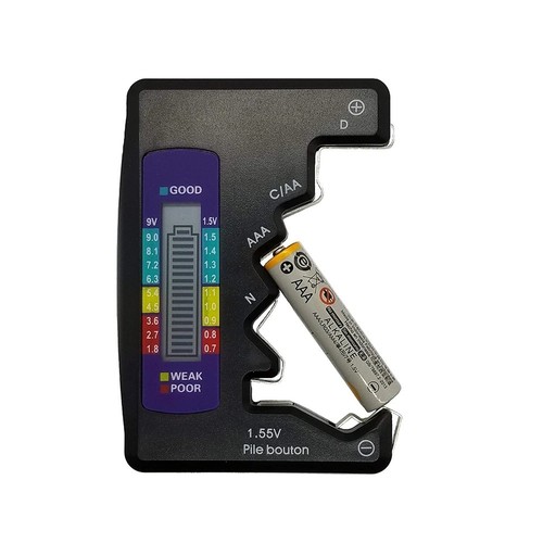 Universal battery tester - battery,