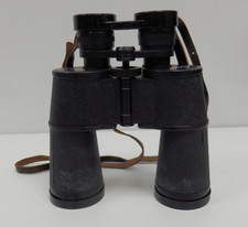 Vintage Bresser 7x50 Binoculars – With Lens Covers & Strap – Good Working Order