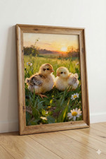 Baby Chicks Wall Art Print –