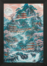 Chinese Landscape Framed Wall
