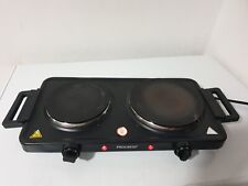 Progress Twin Hot Plate Electric Portable Tabletop Cooker Kitchen Hob - Repair o