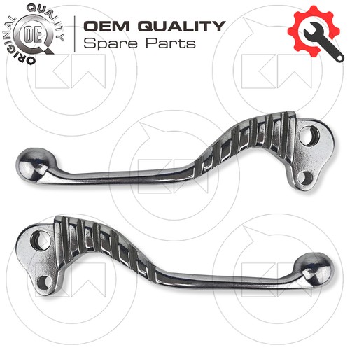 Pair brake lever - brake, chrome