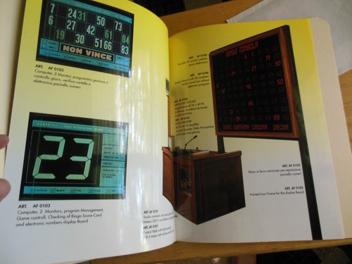 Old stock bingo tombola - stock,
