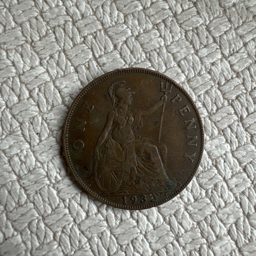 1932 one penny coin - penny,