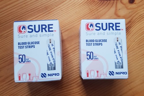 Sure blood glucose test - blood,