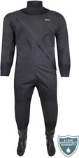 2025 Typhoon Unisex Runswick Front Entry Drysuit - Black