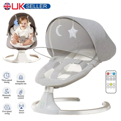 Bluetooth electric baby swing - baby,