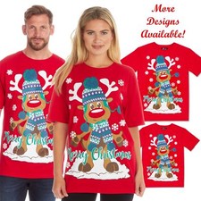 Family Matching Christmas Xmas T-shirts Mens Womens Kids Infant Plus Size 3Y-5XL