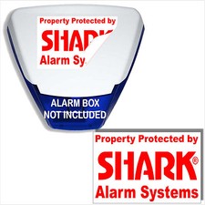 1 x Burglar Alarm Bell Box Stickers Home Business External Security Safety Sign