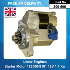 LISTER LPA LPW REPLACEMENT  STARTER MOTOR 128000-8101 228000-1880 228000-1881