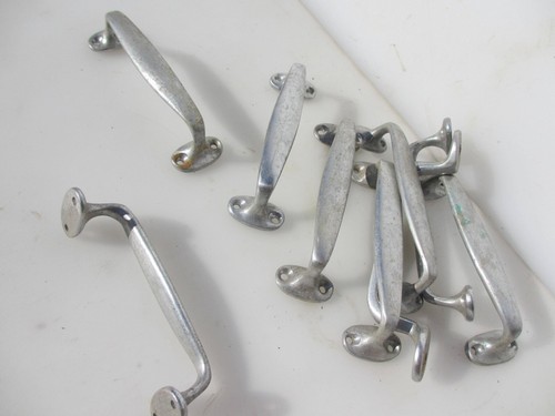 Vintage nickel brass drawer - vintage,