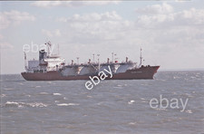 SHIPSLIDE - BALDER PHENIX  - LPG Tanker  at Anchor in The Solent  -  1997