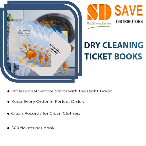 Dry cleaning ticket book 500 - dry,