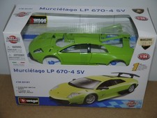 BURAGO LAMORGHINI MURCIELAGO LP 670-4 SV EASY ASSEMBLE METAL KIT NEW BOX