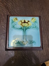 Art Nouveau Tile Teapot Pot
