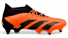 ADIDAS Mens Orange & Black Predator Accuracy 1 SG Football Boots UK 9