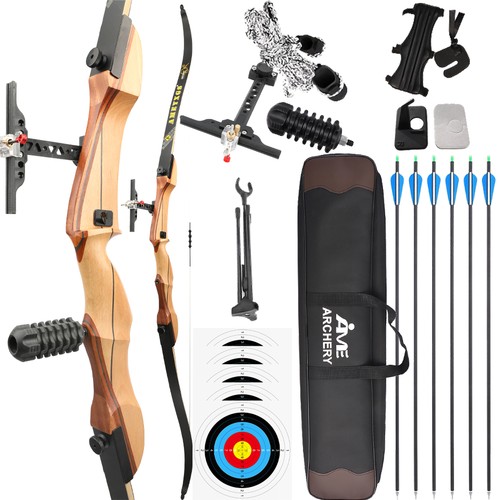 Recurve bow set 20 40lbs - 68", 20-40lbs