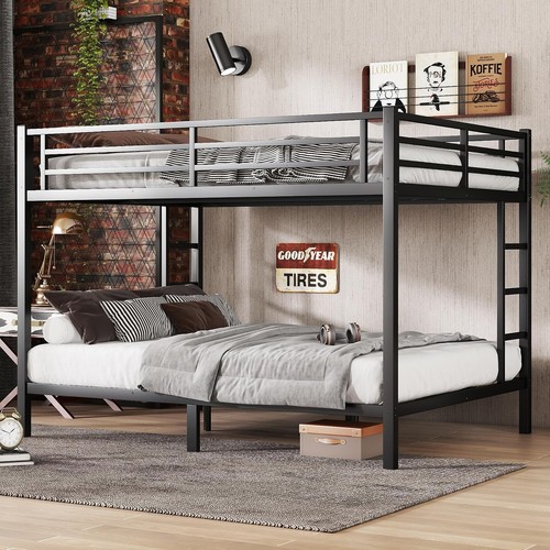 Metal queen bunk bed - bunk,