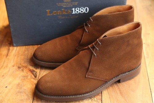 Loake 1880 kempton brown suede - loake,
