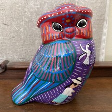 Vtg Tonola Owl Mexican Folk