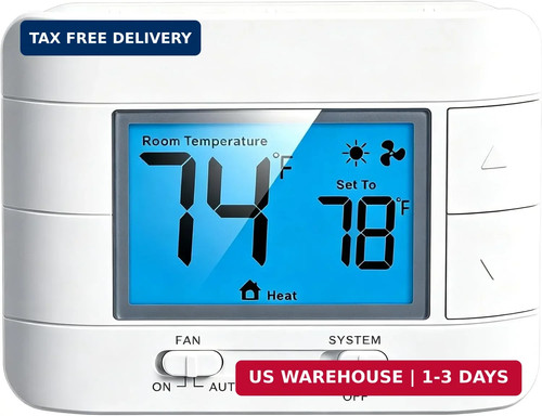 Non programmable thermostats - non-programmable,