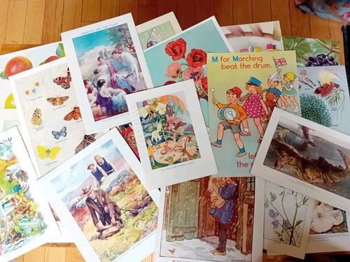 Vintage book pages - book, pages/plates
