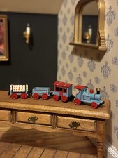 Dolls House Furniture 1/12 Scale Minnie Maria Miniature Dolls House Train Pewter