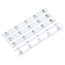 4 Pairs Corset Busk, 9" Metal