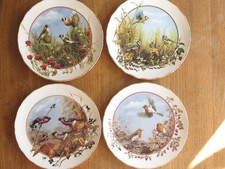 Royal Doulton 'Seasons of the Hedgerow' Four Collectors Plates by Mark Chester