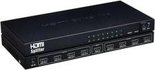 8 in 1 HDMI Splitter 4K 1x8 Port Multi Switch Switcher Hub Box LCD XBOX PS3 HDTV