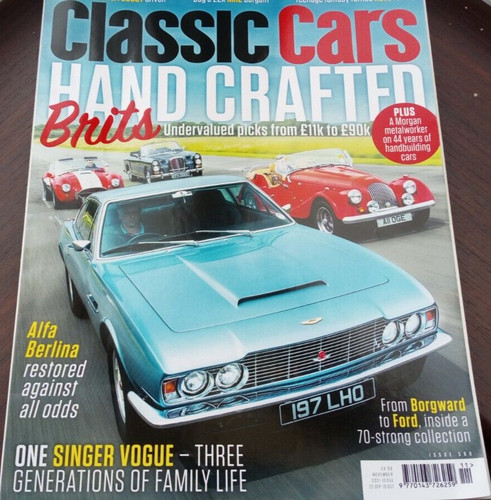 Classic cars magazine november - classic, magazine,november