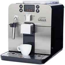 Serviced Black Gaggia Brera Stainless Steel Bean-to-Cup Espresso Coffee Machine