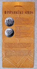 Latvian Bank 1 Lats Coin Booklet – "Piparkūku Sirds" (Gingerbread Heart) 2011