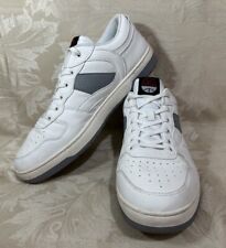 Superdry Mens Vegan Jump Low Top Trainers - White - Size UK 10 - EXC Condition