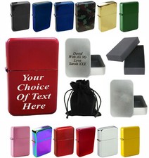 Personalised Lighter for Fathers Day, Christmas Gift - Choose Colour & Packaging