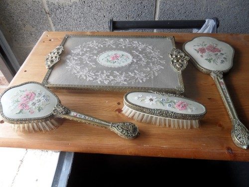 Vintage petit point filigree - vintage,