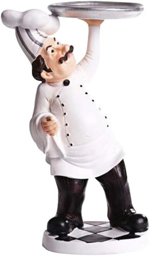 Resin chef figurine - resin,