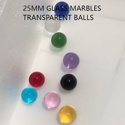 Glass marbles transparent - marbles,