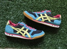 ONITSUKA TIGER Ultimate 81 Sneakers Size Women's 10 Men's 8.5 Blue Yellow Pink