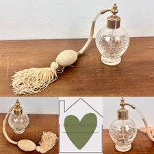 Vintage cut glass perfume - vintage,