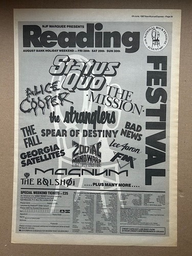 Reading festival 1987 - reading,