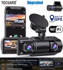 TOGUARD 3 Channel Dash Cam