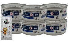 Z/D Sensitive Cat Wet Food, 6x156g Bundle, Chicken Cat Treat, Dietetic Food for