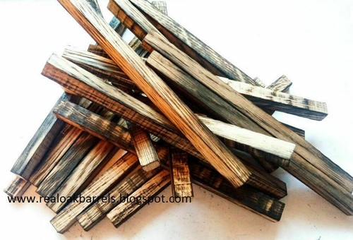 Oak staves - oak, chips,