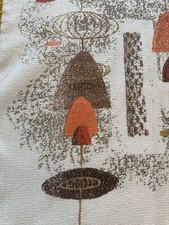 Tablecloth MCM Atomic Vtg 50s