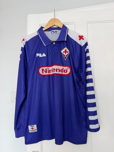 Fiorentina 1998 home long - fiorentina,