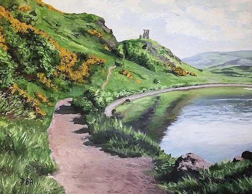 Scotland original oil painting