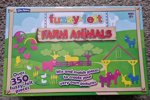 Fuzzy felt farm - animals, 4+
