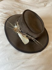 Leather Hat. Fedora. Pudney