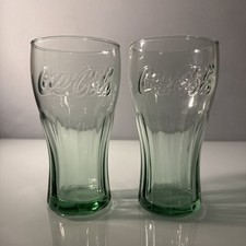 2x Coca Cola Clear Green Tint